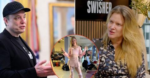Photos of Elon Musk, Vivian Wilson, and Justine Wilson