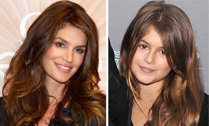 //cindy crawford kaia gerber doppelganger mom daughter