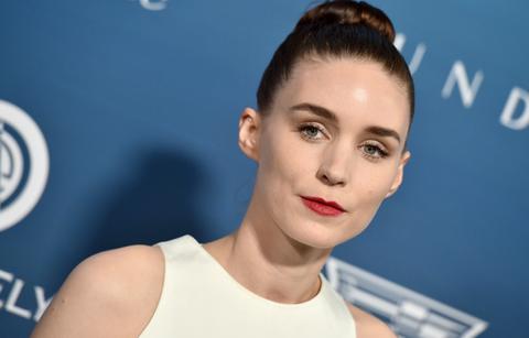 A star who has done full frontal nudity, Rooney Mara, looked dazzling in a white sleeveless dress at a recent event.