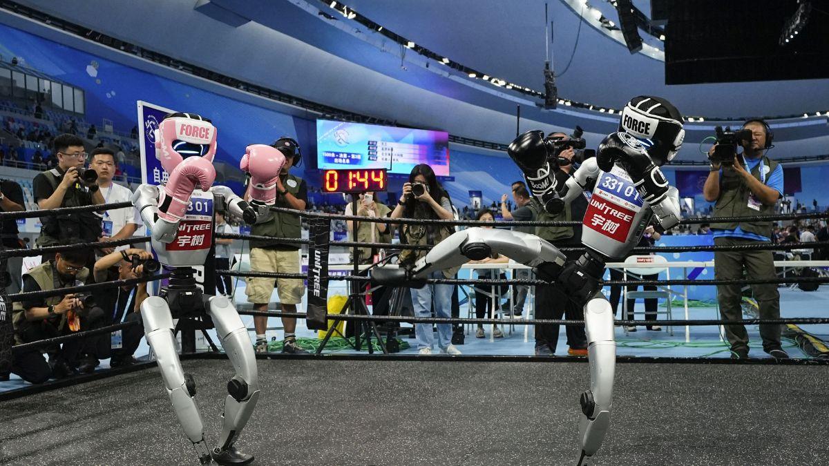 china secret ai army kung fu robots