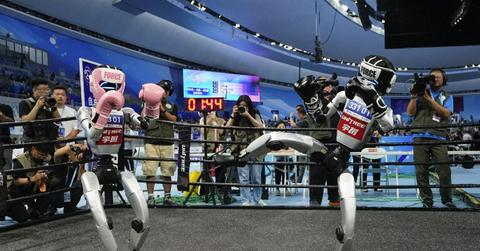 china secret ai army kung fu robots