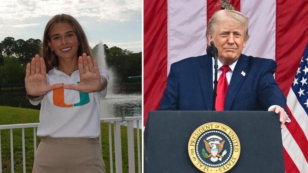 Photo of Kai and Donald Trump