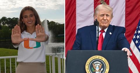 Photo of Kai and Donald Trump