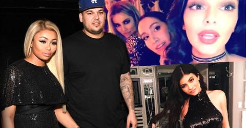 Rob Kardashian Blac Chyna Christmas Party Snub