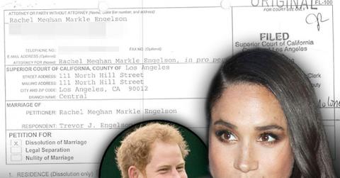meghan markle prince harry divorce documents