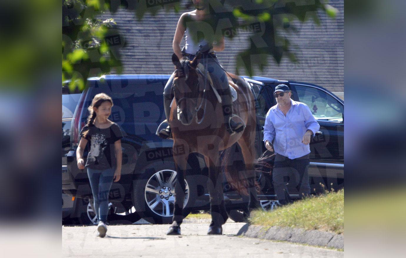 Harvey Weinstein Wife Georgina Chapman Back Together Horse Ranch