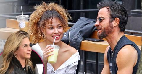 //justin theroux new romance model erika cardenas pp