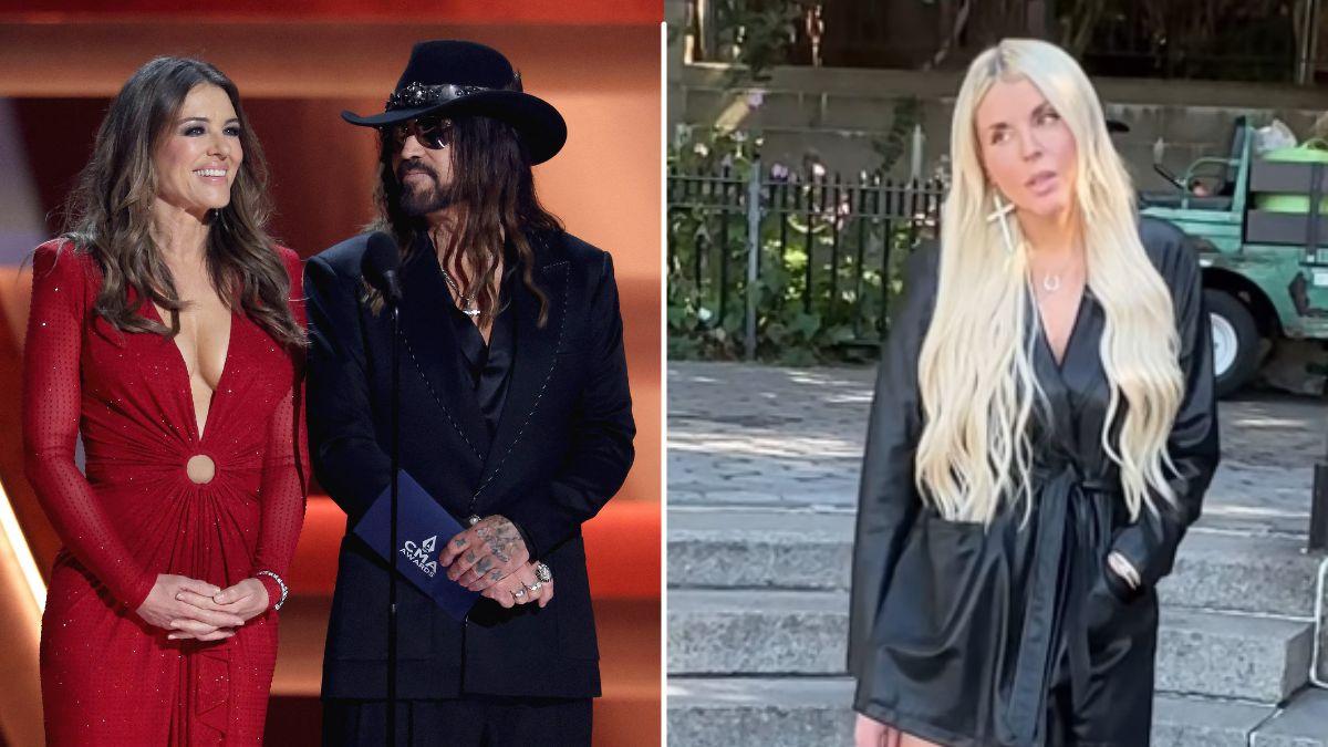 Cyrus, now linked to Elizabeth Hurley, has rejected Firerose's abuse claims as her parents dispute her allegations.