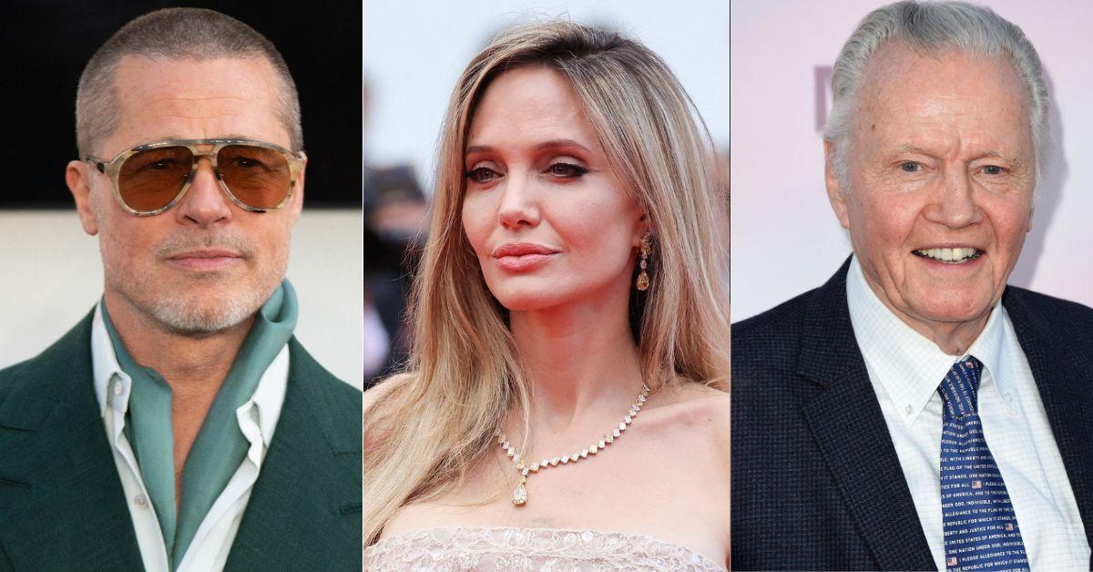 Photo of Brad Pitt, Angelina Jolie, Jon Voight