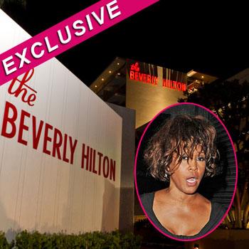 //whitney houston beverly hilton staff fired splash