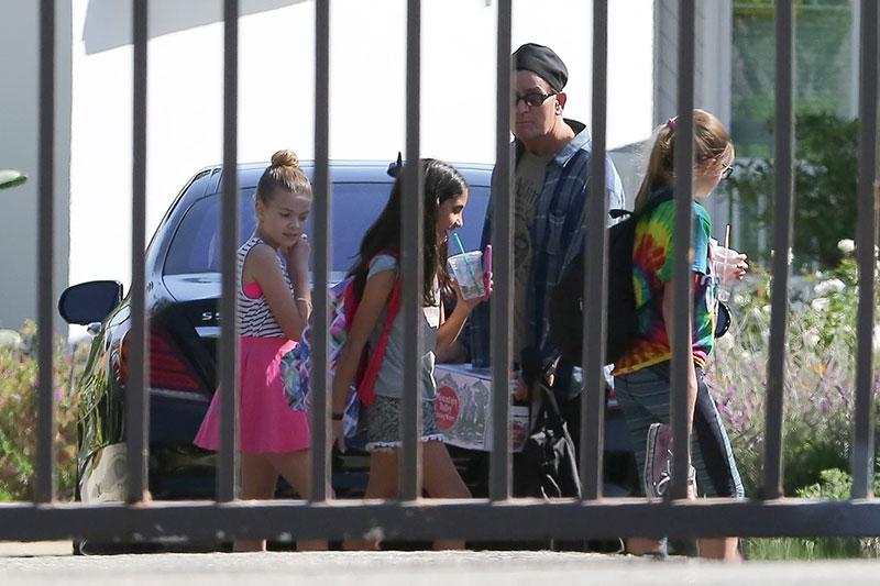 Charlie Sheen Denise Richards Daughters Sam Lola