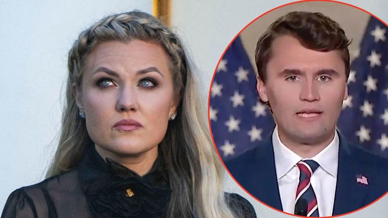 Erika Kirk defended past remarks her late husband, Charlie Kirk, made about Black teenagers.