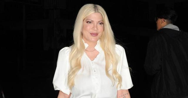 tori spelling back to work on mystery project pp