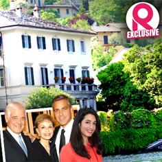 //george clooney parents nina nick italy vacation amal alamuddin sq