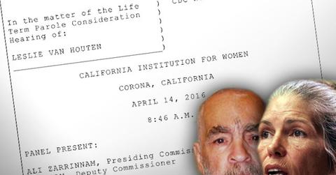 //charles manson killer leslie van houten parole murder transcript pp