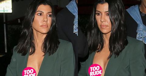 Kourtney Kardashian Tapes Up Boobs