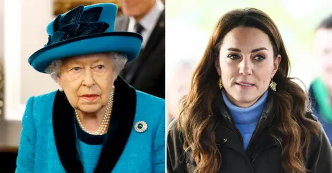 queen elizabeth and kate middleton