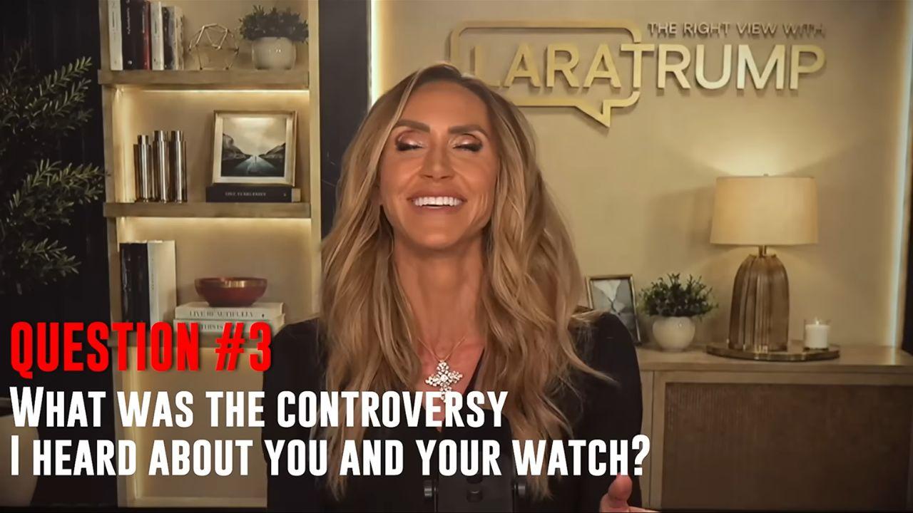 Lara laughed off the haters on her YouTube show.
