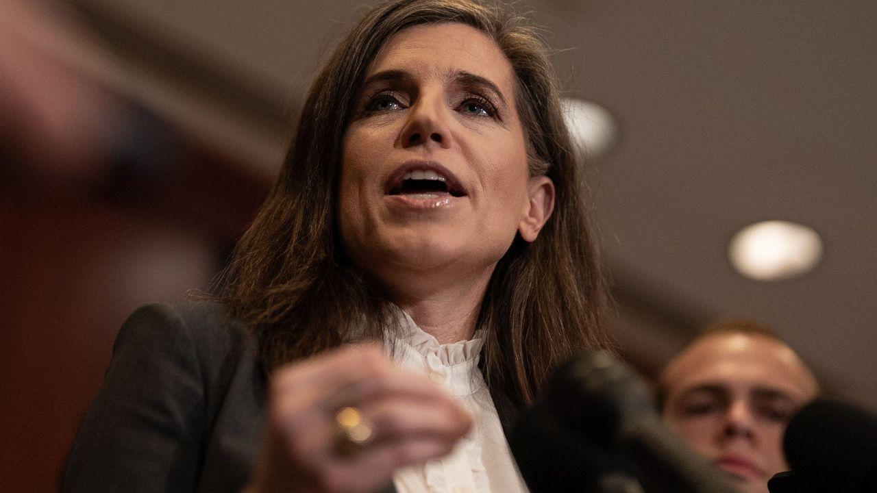 Nancy Mace gained attention online due to her very tight black 'catsuit.'