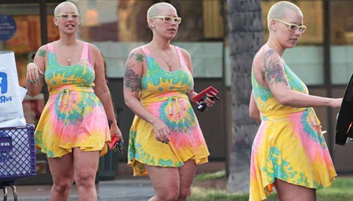 //amber rose post preggers body