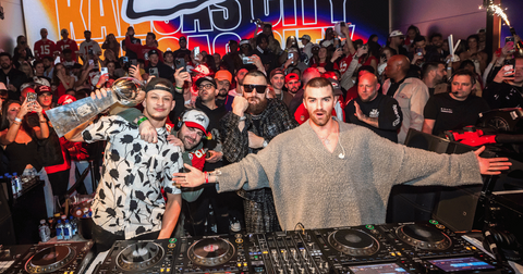 travis kelce taylor swift super bowl afterparty