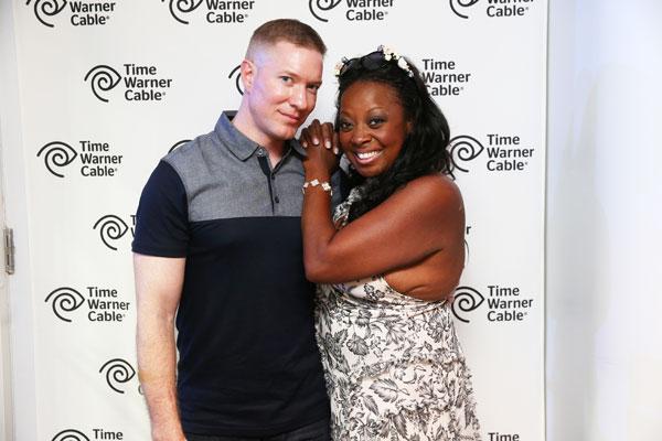 //Joseph Sikora and Star Jones