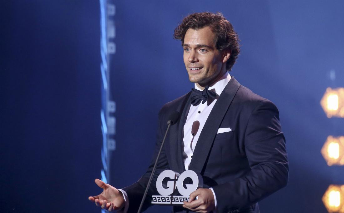 British actor and award winner Henry Cavill was seen on stage during the GQ Men of the Year Award show at Komische Oper on November 8, 2018 in Berlin, Germany