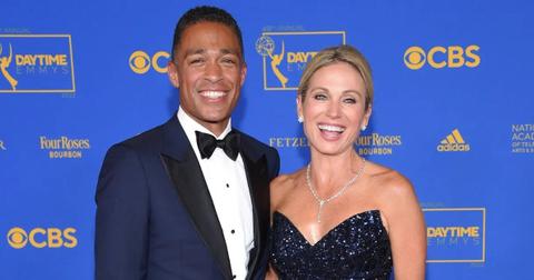 amy robach tj holmes handsy dirty dancing today show producer wedding