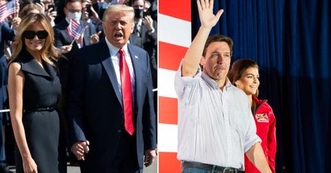 melania trump keeps close eye on media coverage donald rival ron wife casey pp