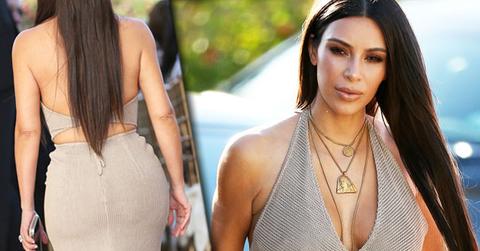 Kim Kardashian Nude Dress Shameless Wedding