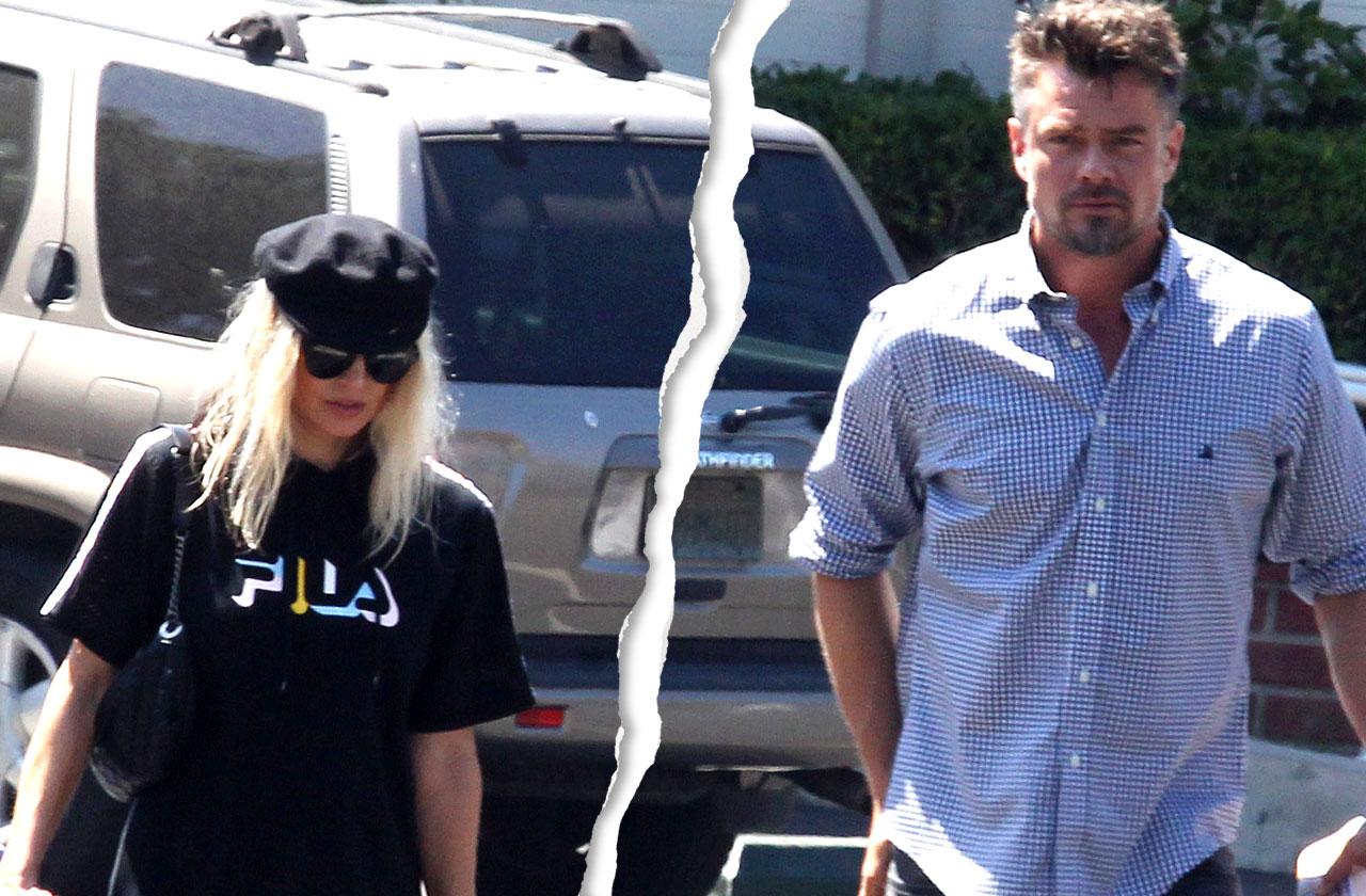 fergie divorce josh duhamel split son axl church pics