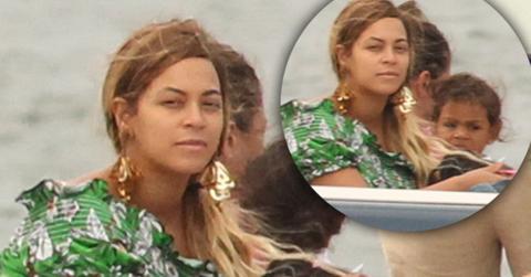 //Beyonce family yacht after twins pp