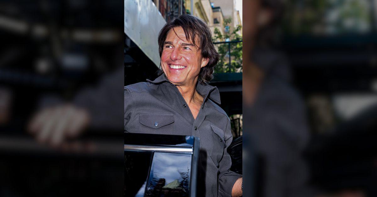 Image of The moment happened at the Cannes Film Festival, where Cruise premiered the latest installment of the action franchise.