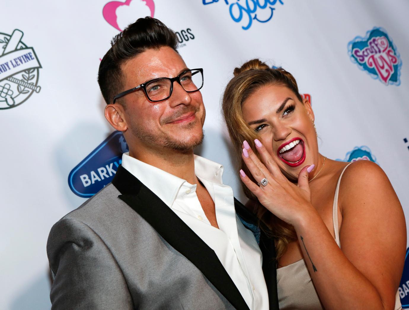 Jax Taylor and Brittany Cartwright arrive at the 3rd Annual Vanderpump Dog Foundation Gala