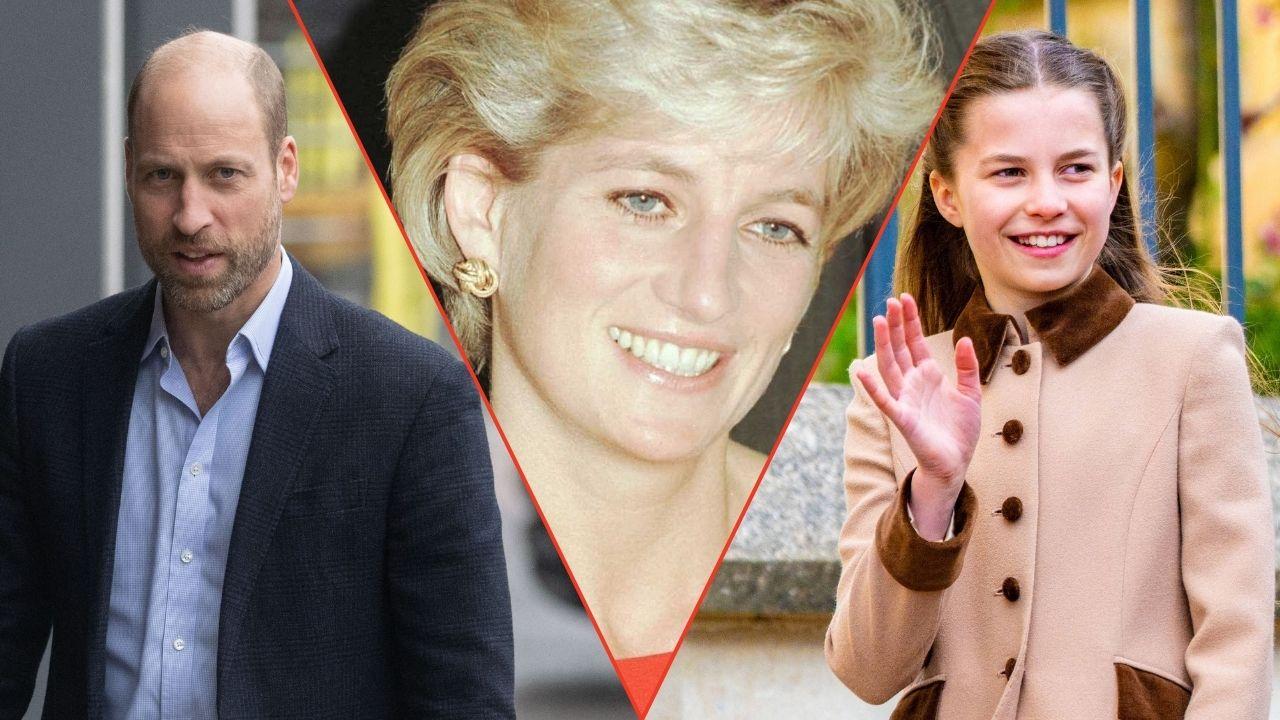 Photo of Prince William, Princesses Diana and Charlotte
