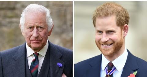 Photo of King Charles and Prince Harry