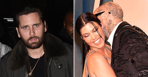 scott disick kourtney kardashian look alike first photos travis barker wedding