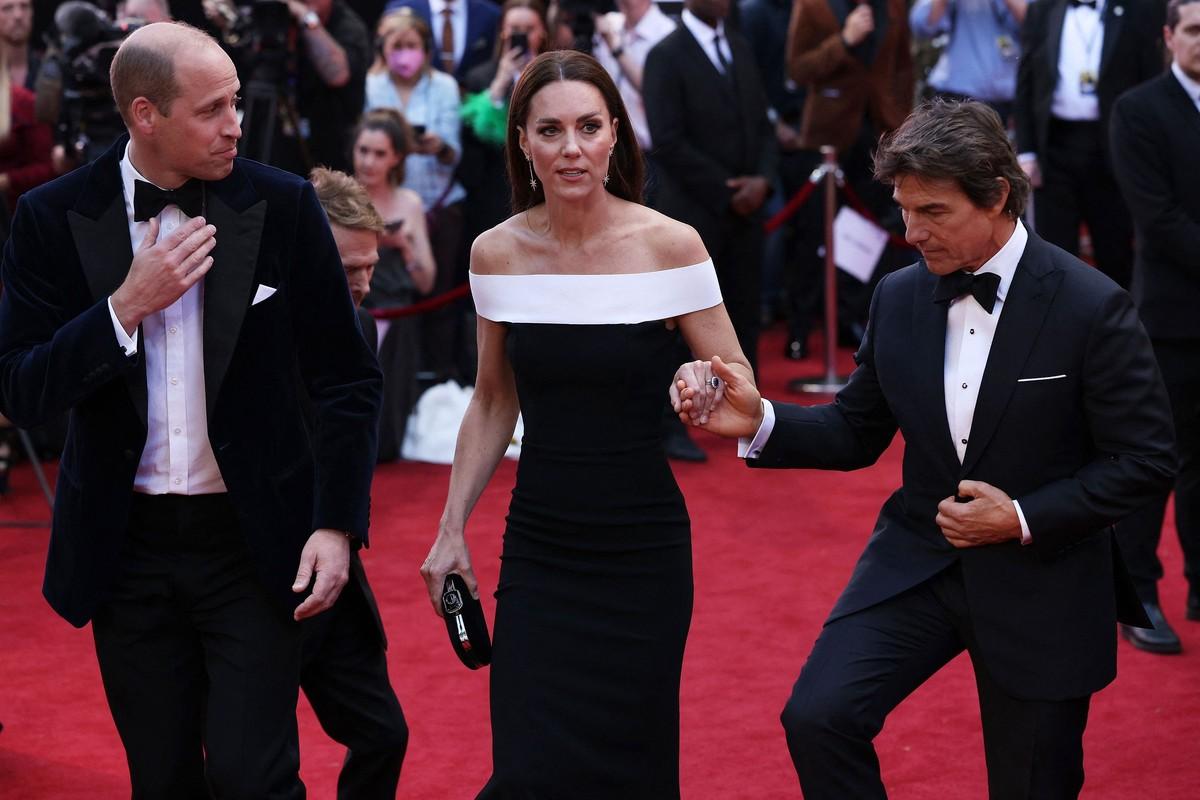 Sources said Prince William and Princess Kate's growing bond with Tom Cruise adds to London's appeal for him.