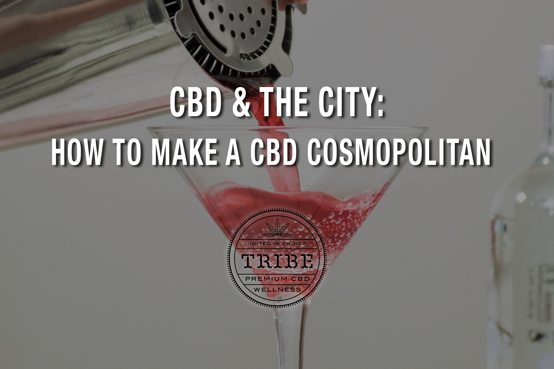 CBD & The City – How To Make A CBD Cosmopolitan