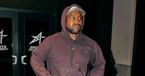 kanye west smiles talking about being dropped balenciaga adidas kim kardashian pp