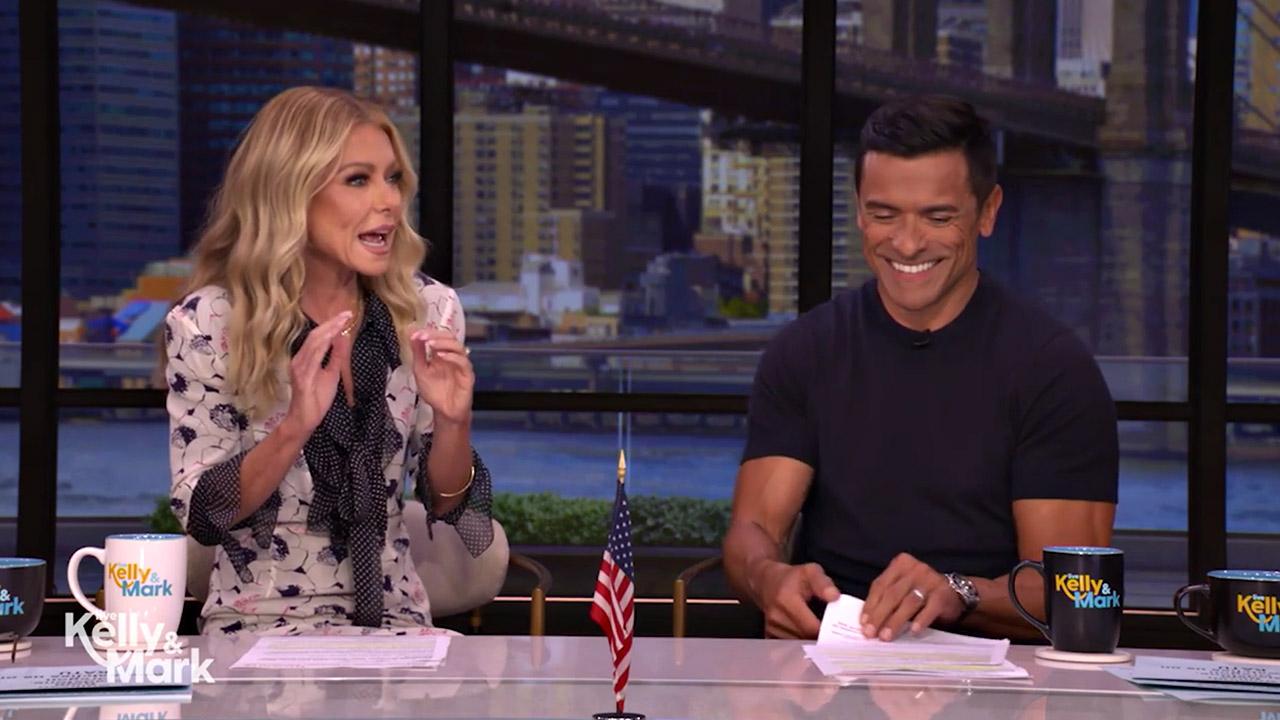 Kelly Ripa claimed she ate a breath mint and the gummy candy back-to-back.
