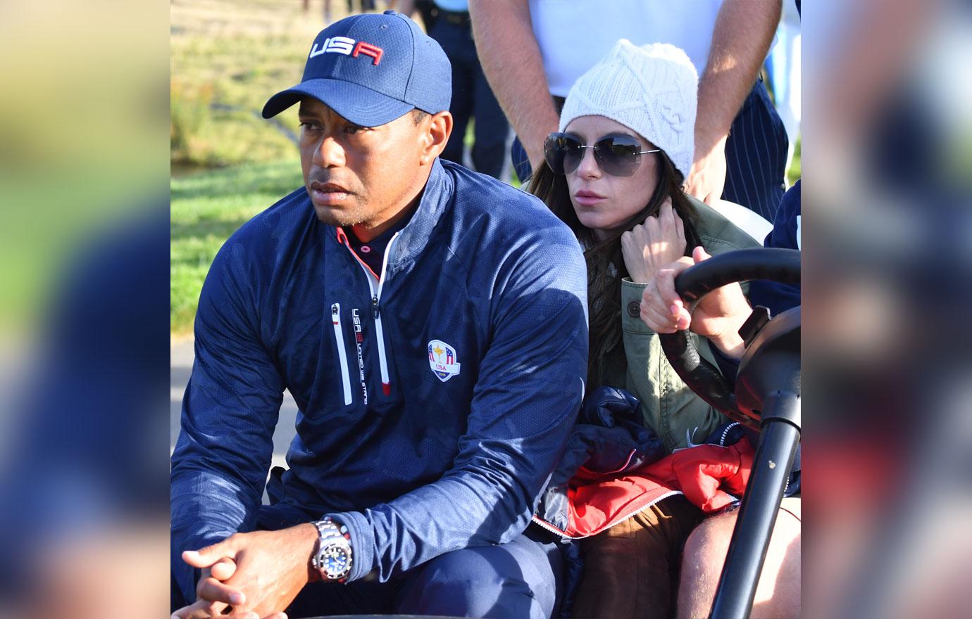 Tiger Woods Galpal Erica Herman Cuddle At Golf Tournament After Financial Scandal