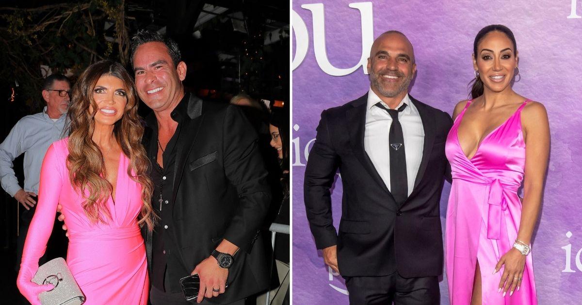 Composite photo of Teresa Giudice, Luis Ruelas, Joe Gorga, and Melissa Gorga