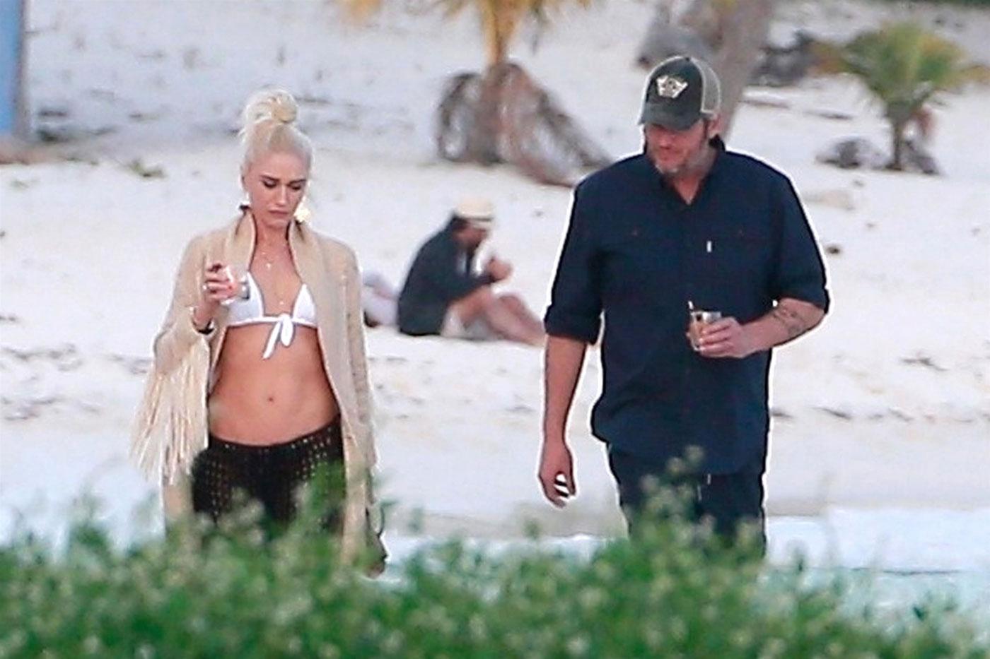 Gwen Stefani Bikini Blake Shelton Mexico Vacation