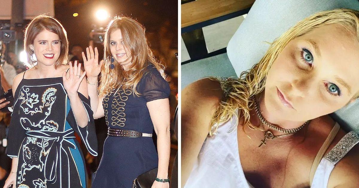 Photo of Princess Eugenie, Princess Beatrice, Virginia Giuffre