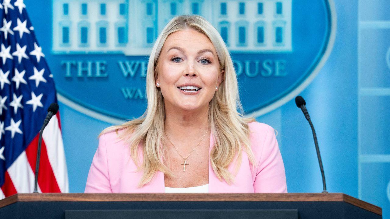 image of Karoline described the White House press secretary position as 'one of the hardest jobs in Washington.'
