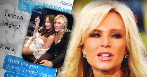 //lizzie rovsek tamra barney text messages birthday dress pp sl