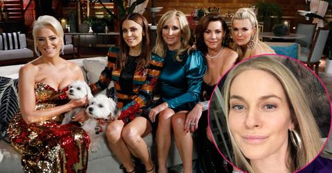 Pictured: (l-r) Dorinda Medley, Bethenny Frankel, Sonja Morgan, Luann de Lesseps, Tinsley Mortimer; Inset, Leah McSweeney.