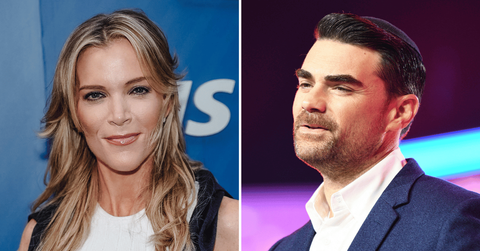 Split photo of Megyn Kelly, Ben Shapiro