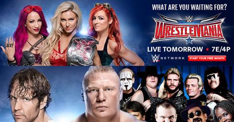 WWE Wrestle Mania Sneak Peek